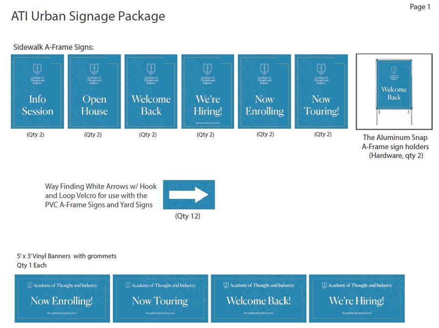 ATI Urban Signage Package