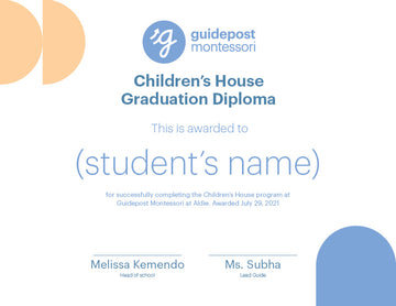 Guidepost Diploma - Editable in MediaValet