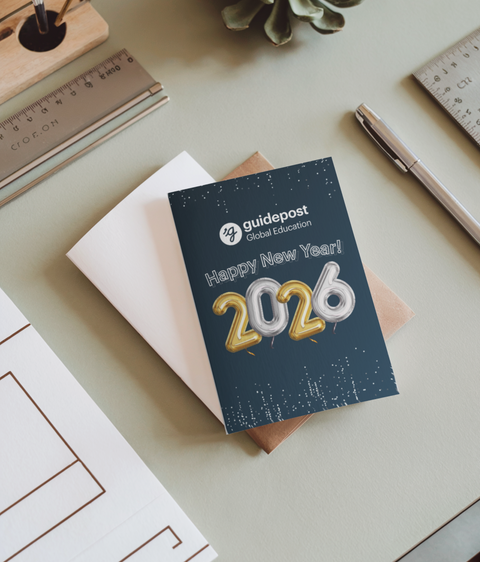 Guidepost Print - New Year Thank You Card (10/pack)