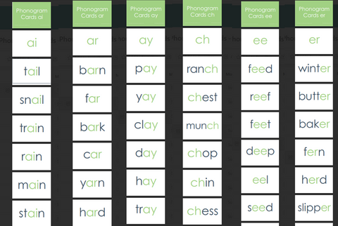 Phonogram Cards