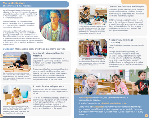 Guidepost Print - Early Years Program Booklet (Packs of 10)