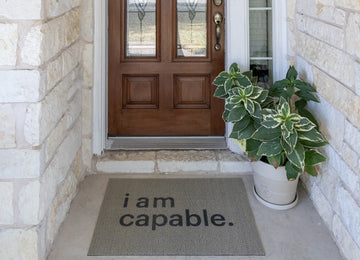 Picco 'I Am Capable' Doormat