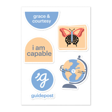 Guidepost Promo - I am capable Sticker sheet