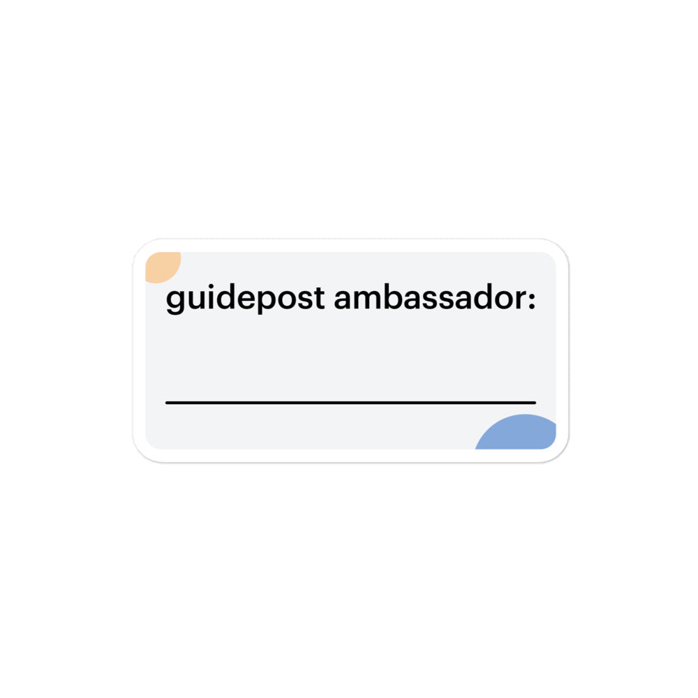 Guidepost Promo - Ambassador Name Tag