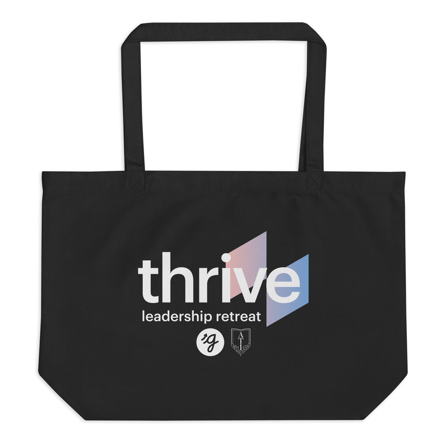 Higher Ground Education Promo - Thrive 2023 - Large organic tote bag