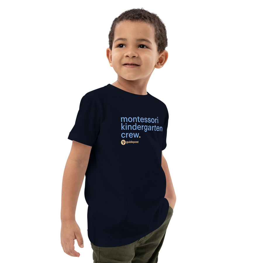 Montessori Kindergarten Crew Organic cotton kids t-shirt