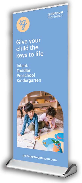 Guidepost Banner Stand - Give Your Child
