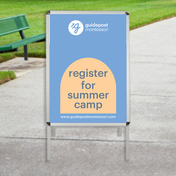 Guidepost Sidewalk Sign - Summer Camp - REPLACEMENT ONLY