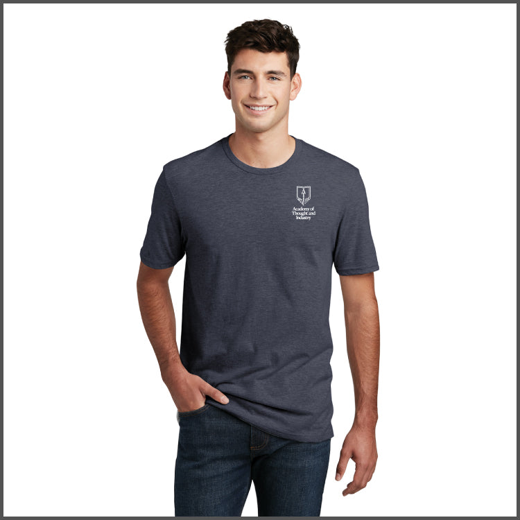 ATI Apparel - NEW Men's Heather Navy T-Shirt