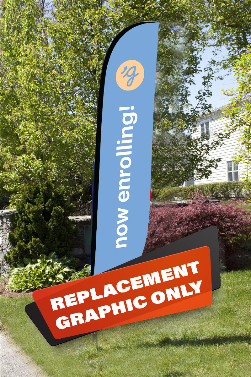 Guidepost Feather Flag - Now Enrolling Replacement