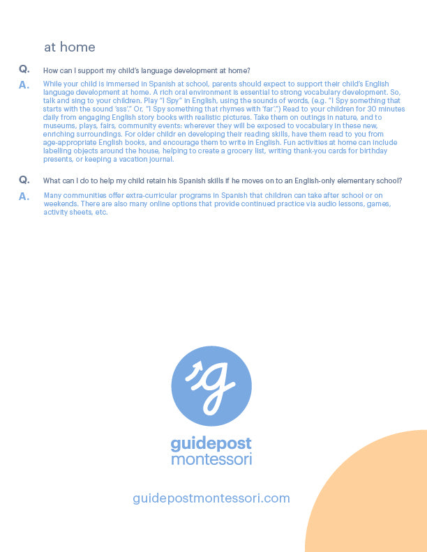 Guidepost Print - FAQ Spanish (50/pack)