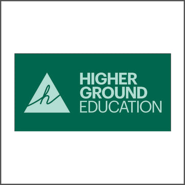 Higher Ground Education Promo - Rectangle Sticker (50/pack)