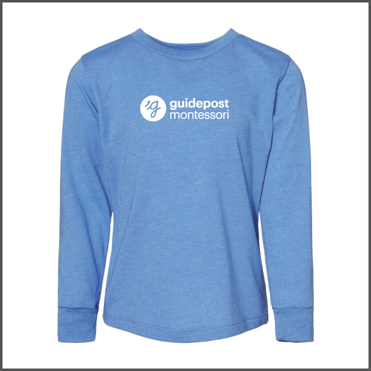 Guidepost Apparel - Toddler Long Sleeve T-Shirt in Carolina Blue