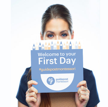 Guidepost Social Media Signs - Welcome To Your First Day