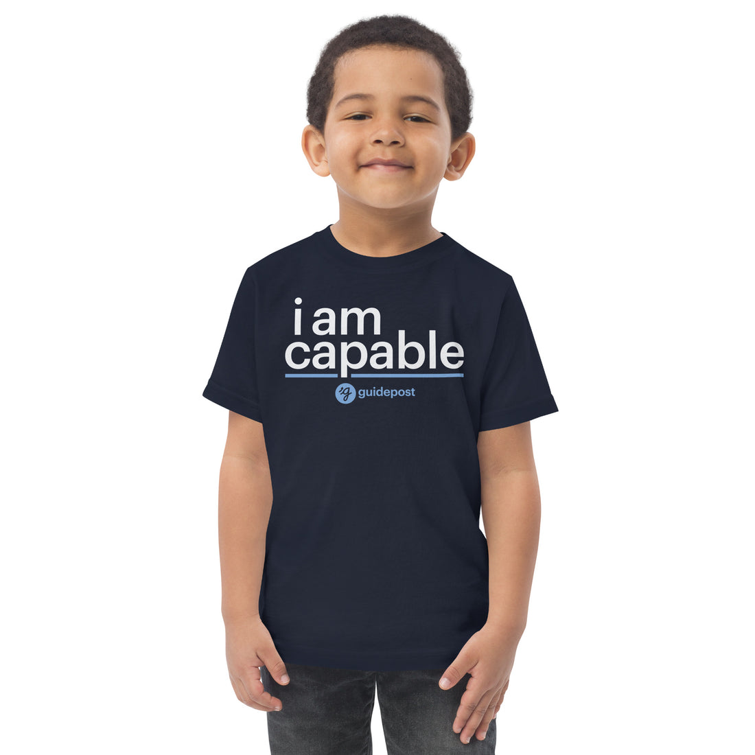 Guidepost Apparel - I am Capable Toddler jersey t-shirt