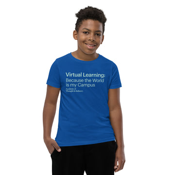 ATI VS Learning: Because the world is my campus Youth Short Sleeve T-Shirt